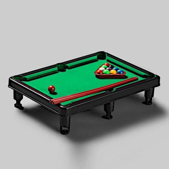 Tafelblad Biljart - Mini Pooltafel - Familie Spel - Educatief Speelgoed - 315 x 265 cm - A — afbeelding 4
