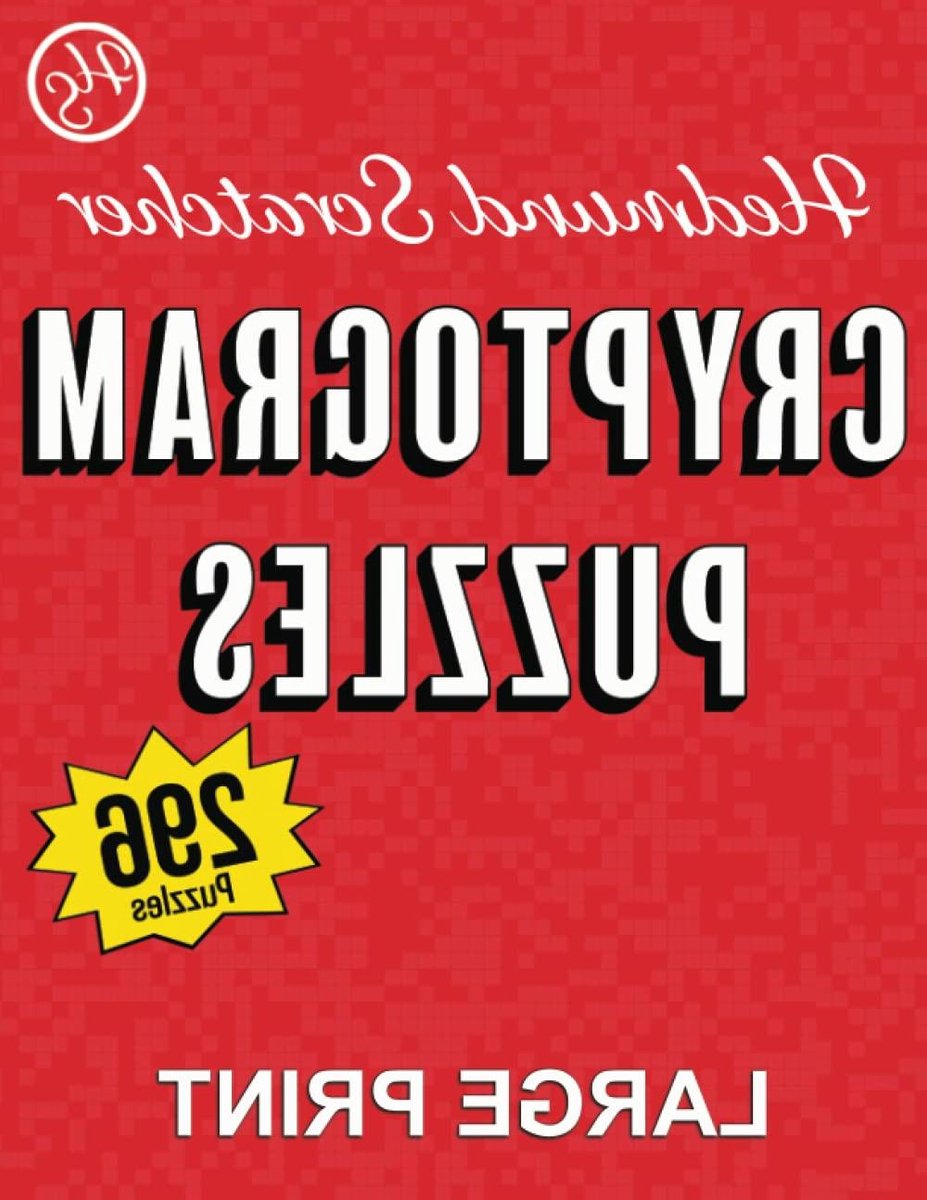 Cryptogram Puzzels - Woordraadsels - Hersengymnastiek - Grote Letter Uitgave - 154 Pagina's - Niet gespecificeerd