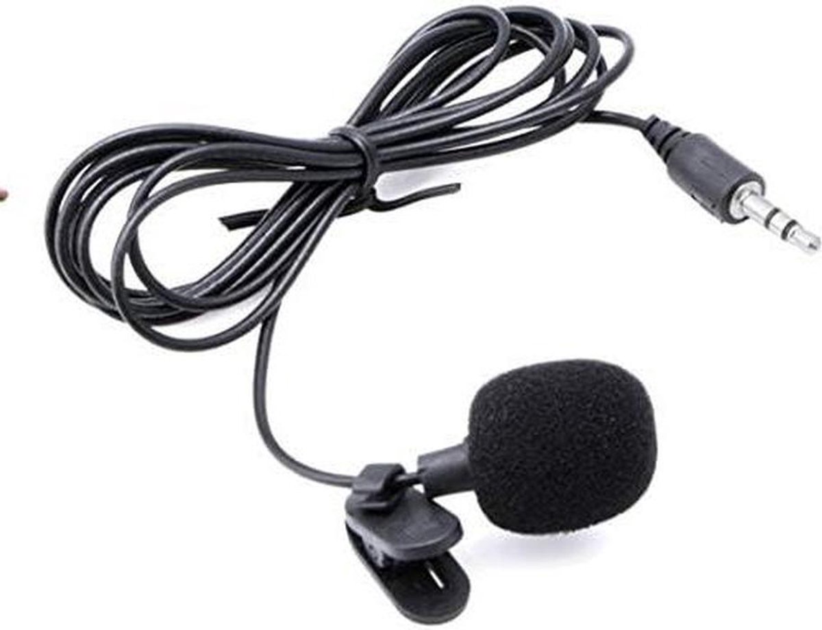 Clip-on Microfoon - Draagbare microfoon - Content creëren - Handige klem - null - Zwart