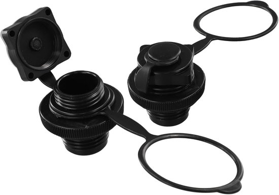 Ventiel Adapter - Boot Ventiel - Watersport Accessoires - Lekvrij Ontwerp - 2 Stuks - Zwart — afbeelding 5