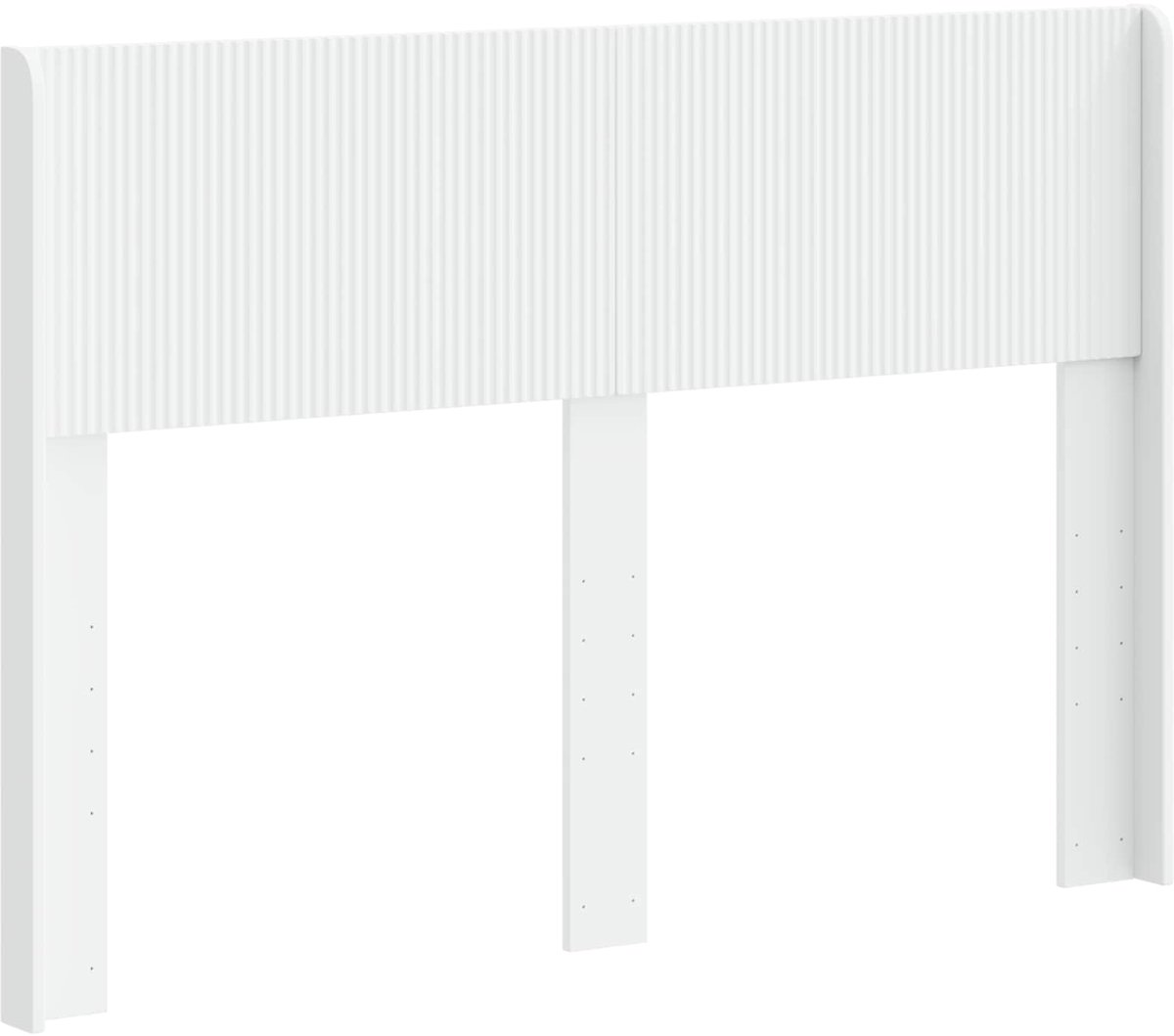 vidaXL - Hoofdbord - Wit - PB