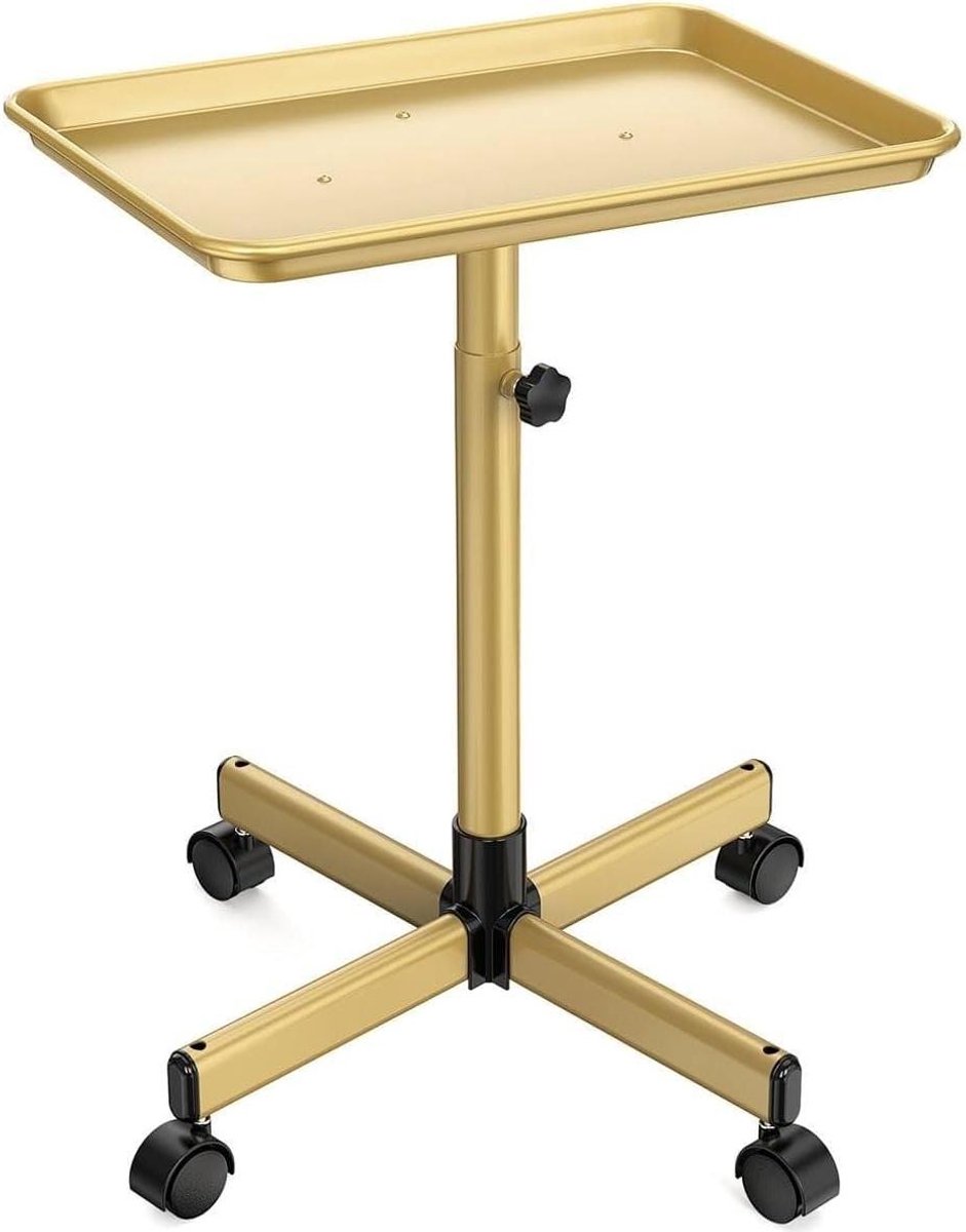 Verstelbare Salon Trolley met Wielen voor Kapper en Spa