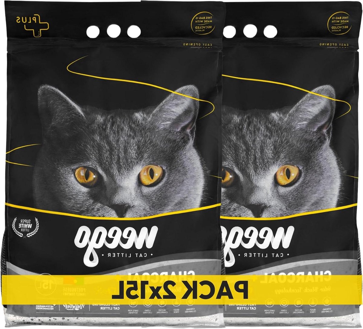 Kattenbakvulling Bentoniet - Kattenzand Klontvormend - Hygiënisch Huis - Stofvrij Zonder Geur - 2 x 15 Liter - Natuurlijk