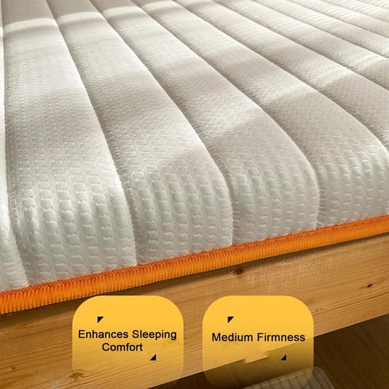 Japanse futonmatras - Slaapmat opvouwbaar - Comfortabel slapen - Extra zacht katoen - 80x190cm - Grijs — afbeelding 5