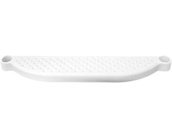Kinderstoel Voetensteun - Voetenbankje Baby - Comfortabel Zitten - Verstelbare Hoogte - 46 x 7 cm - Wit