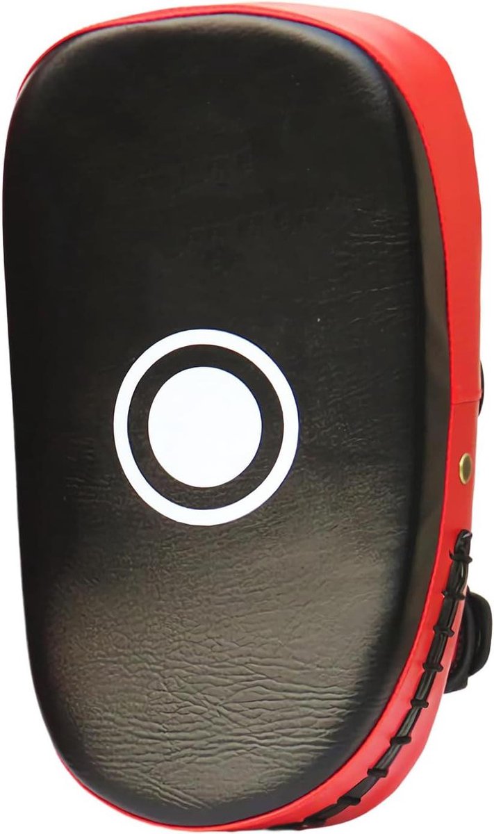 Bokstrainingskussens - Punch Pads - Vechtsport Training - Ergonomisch Gebogen Ontwerp - 37 x 17 cm - Zwart