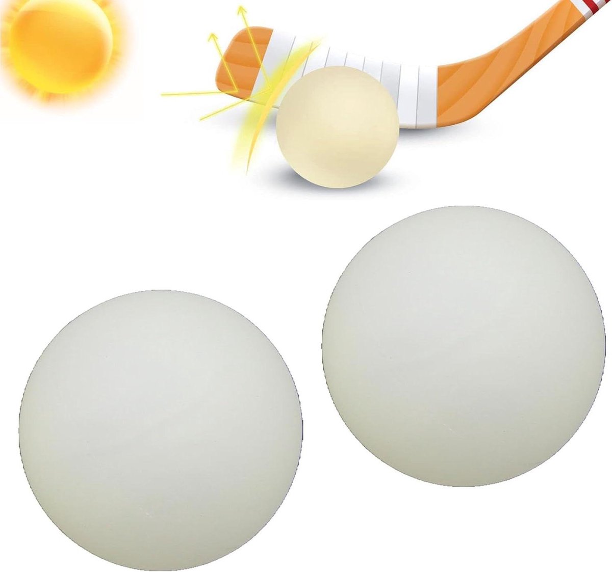 IJshockeypucks - Sportballen - Sporttraining - Ingebouwde LED verlichting - 127 cm - Niet gespecificeerd