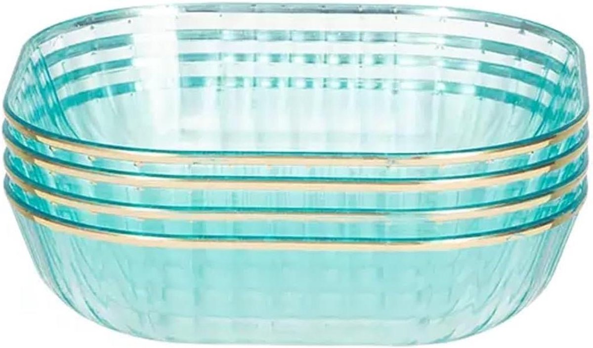 Fruitschaal - Snackbakje Fruitbakje - Woonkamer Decoratie - Licht Luxe Stijl - One Size - Groen