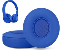 Comfortabele Oorkussens voor Draadloze On-Ear Hoofdtelefoons, Zacht Eiwitleer, Versterkte Geluidservaring, Blauw