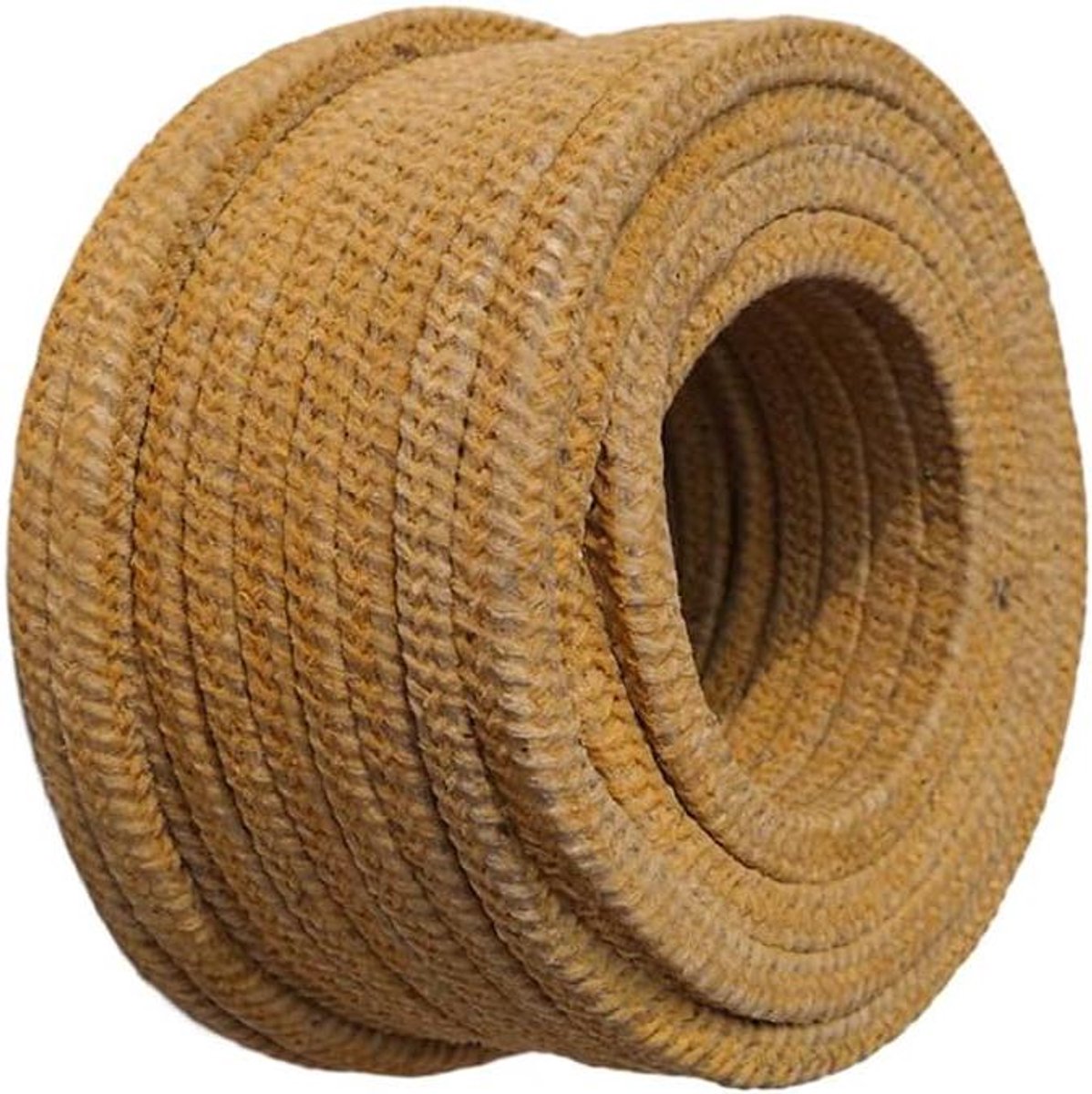 Glasvezel Touwafdichting - Houtkachel pakking - Houtkachel afdichten - Hoge temperatuurbestendig - 12x12mm - Zwart