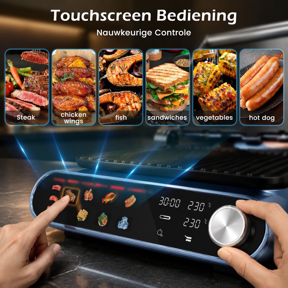 Taylor Swoden Contactgrill - Tosti apparaat thumbnail 3