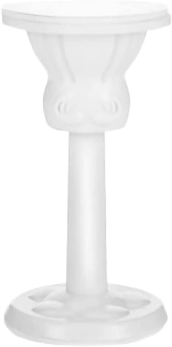Magnetische Deurstop - Deurvastzetter Deurhouder - Deur Open Houden - Sterke Magneet - 103 x 54 mm - Wit