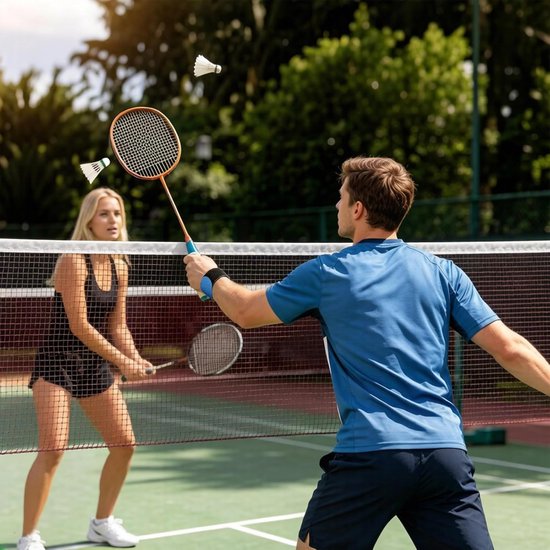 Badminton Trainer - Slag Oefenapparaat - Slagtechniek Verbeteren - Versterkt Spiergeheugen - 137 cm Lengte - Linkerhand — afbeelding 2
