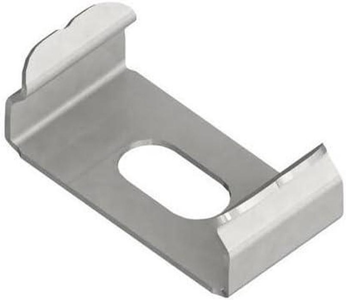 Bevestigingsset - Houderset - Lampen Monteren - Stalen Constructie - 10 mm Lengte - Zilver