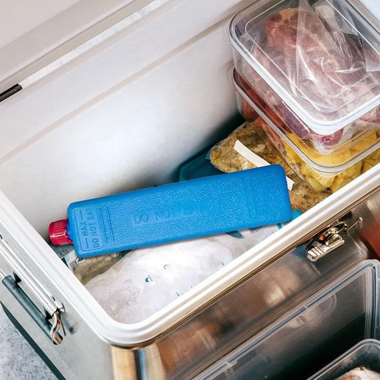 Herbruikbare Koelpack - IJskristal Koelpakketten - Koelboxen Vullen - Dubbelzijdige Koelvlakken - 200 ml - Neutrale Kleuren — afbeelding 4