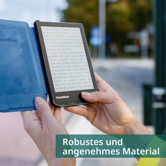 PocketBook Verse Pro e-reader Passion Red – 6 inch – 16 GB – waterdicht + Blauw Hoesje – voordeelbundel — afbeelding 3