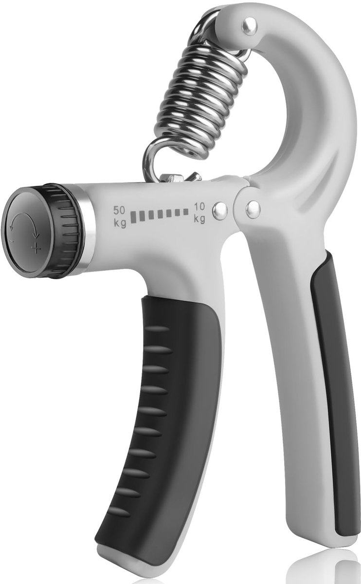 Dailygoody - Handtrainer - Vingertrainer - Ergonomisch ontwerp - Verstelbaar - Krachttraining - Voor comfort en grip - Geschikt voor iedereen - Compac