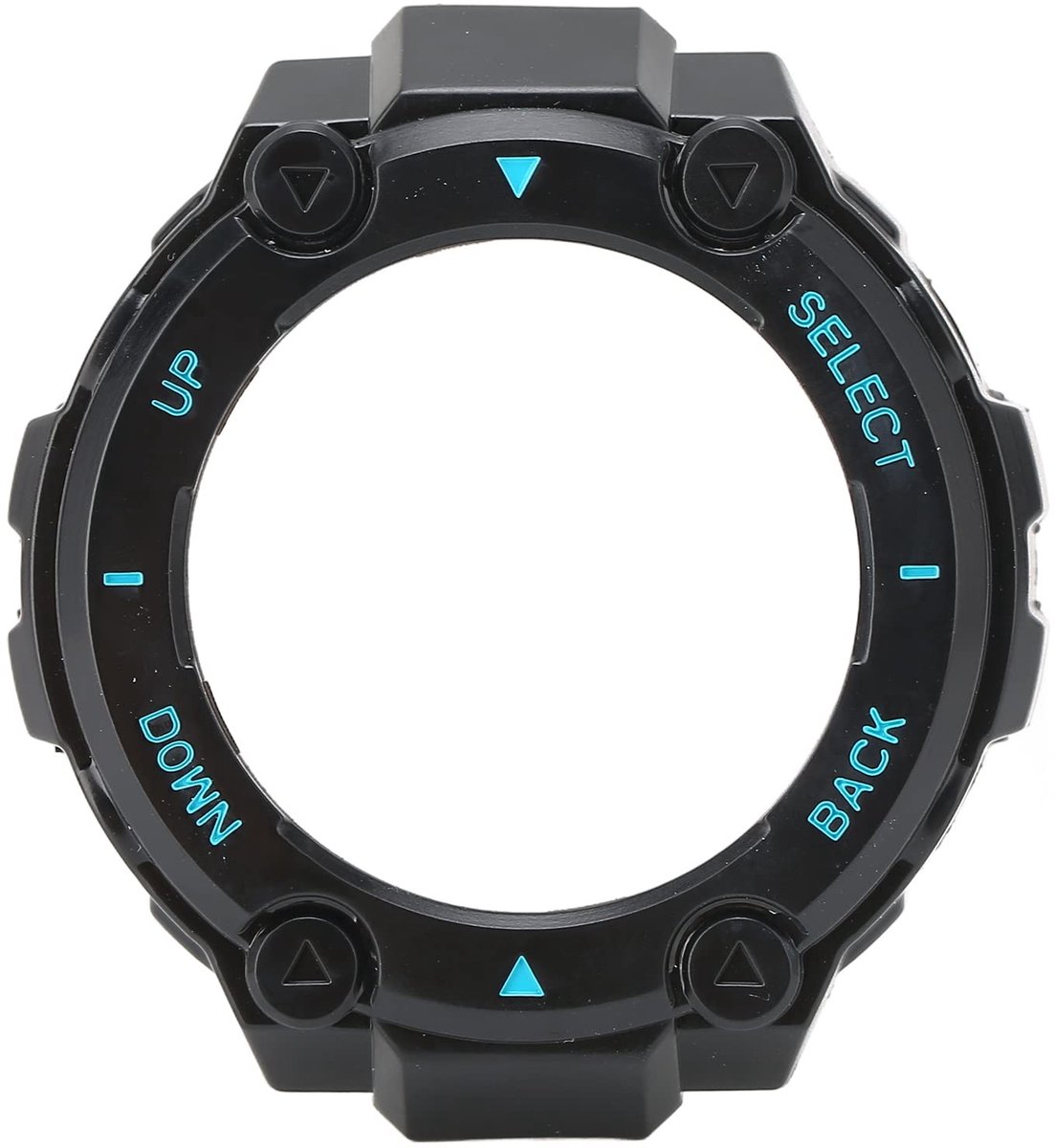 Dailygoody - Smartwatch-beschermhoes - Anti-kras Bumper - Volledige Bescherming - Blauw - Lichtgewicht Horlogerand - Geschikt voor Amazfit - ...
