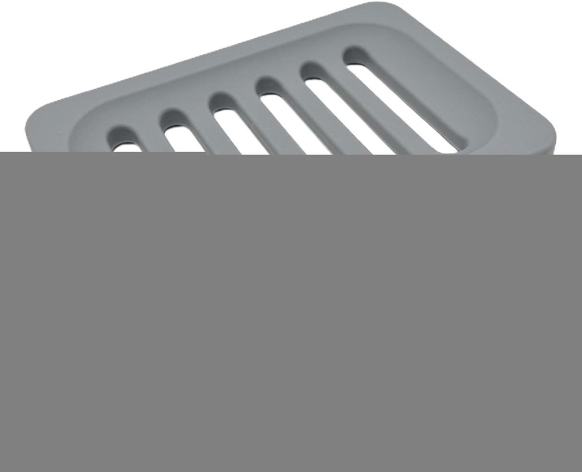 Douchebakje - Zeepbakje Houder - Douche Organisatie - Zelflozende Afvoer - 15.7 x 8.7 cm -