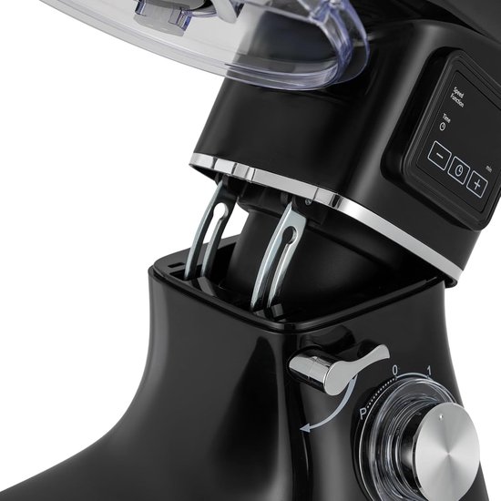 Keukenmachine - Mixer Kneedapparaat - Bakken en Koken - Digitale Timer - 6.2 Liter - Zwart — afbeelding 3