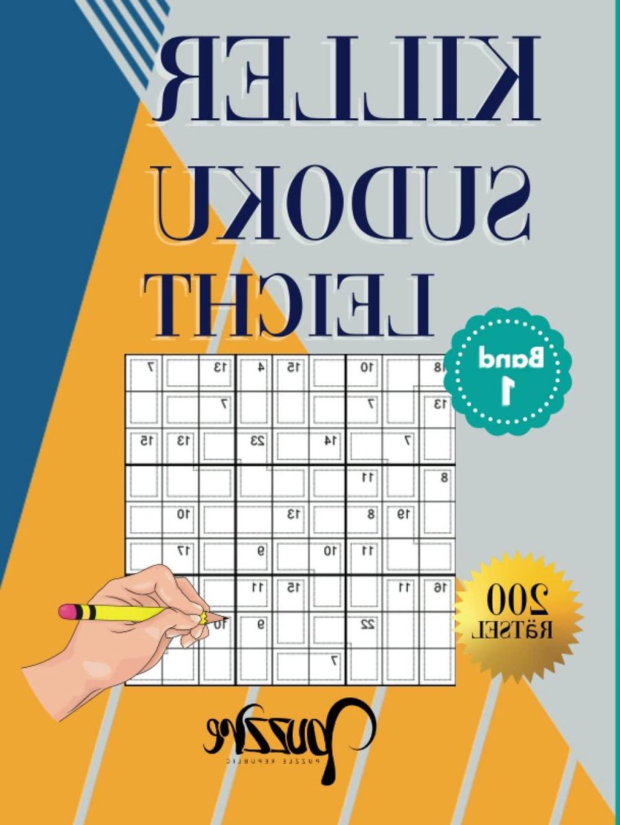 Killer Sudoku Puzzelboek - Denksport Sudoku - Hersenen Trainen - 200 Puzzels - 8.5 x 11 Inch - Wit