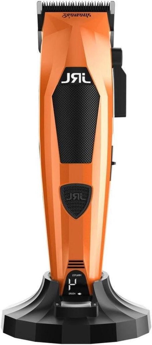 Professionele Haartrimmer - Draadloze Tondeuse - Stijlvol Knippen - Cool-Blade Technologie - 6 Opzetkammen - Oranje