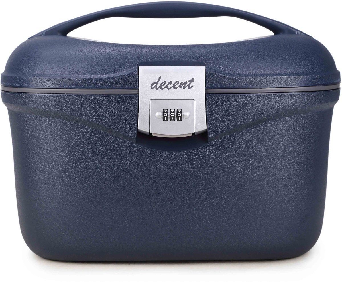 Decent SPORTIVO – Beautycase - Make Up koffer – Handbagage Reistas – Medicijnkist Waterbestendig - Opbergbox voor Pillen en Medicijnen - Nagelkoffer – DONKERBLAUW
