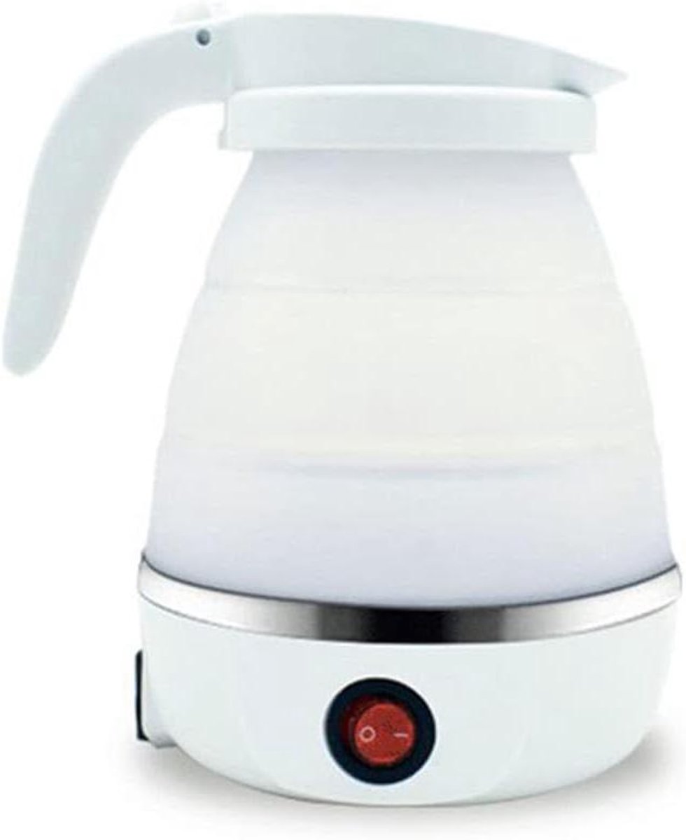 Opvouwbare Waterkoker - Reis Waterkoker - Water Koken - Snelle Kookfunctie - 1L - Wit