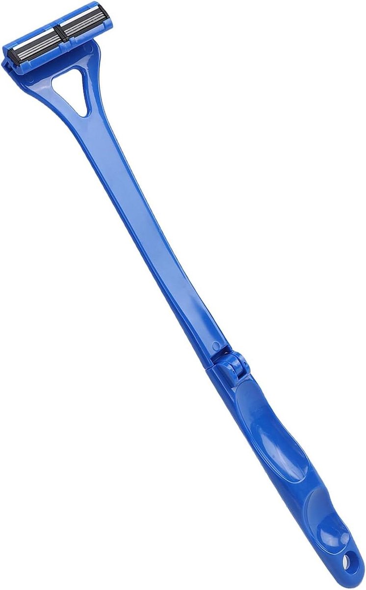 Handmatige Rugtrimmer - Lichaamshaartrimmer Ontharen - Gladde Rug Krijgen - Verlengde Handgreep - 44 cm - Grijs