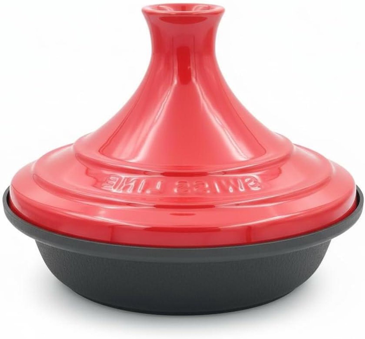 Tajine - Marokkaanse pan - Stoofgerechten maken - Inclusief inductie - 30 cm - Rood