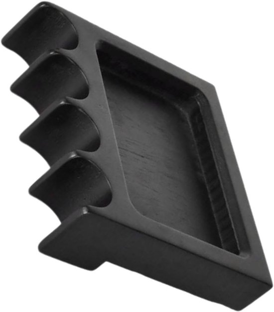 Biljartkeuhouder - Keu Stand - Biljart Spelen - Stevig Houten Ontwerp - 136 cm - Houtkleur — afbeelding 5