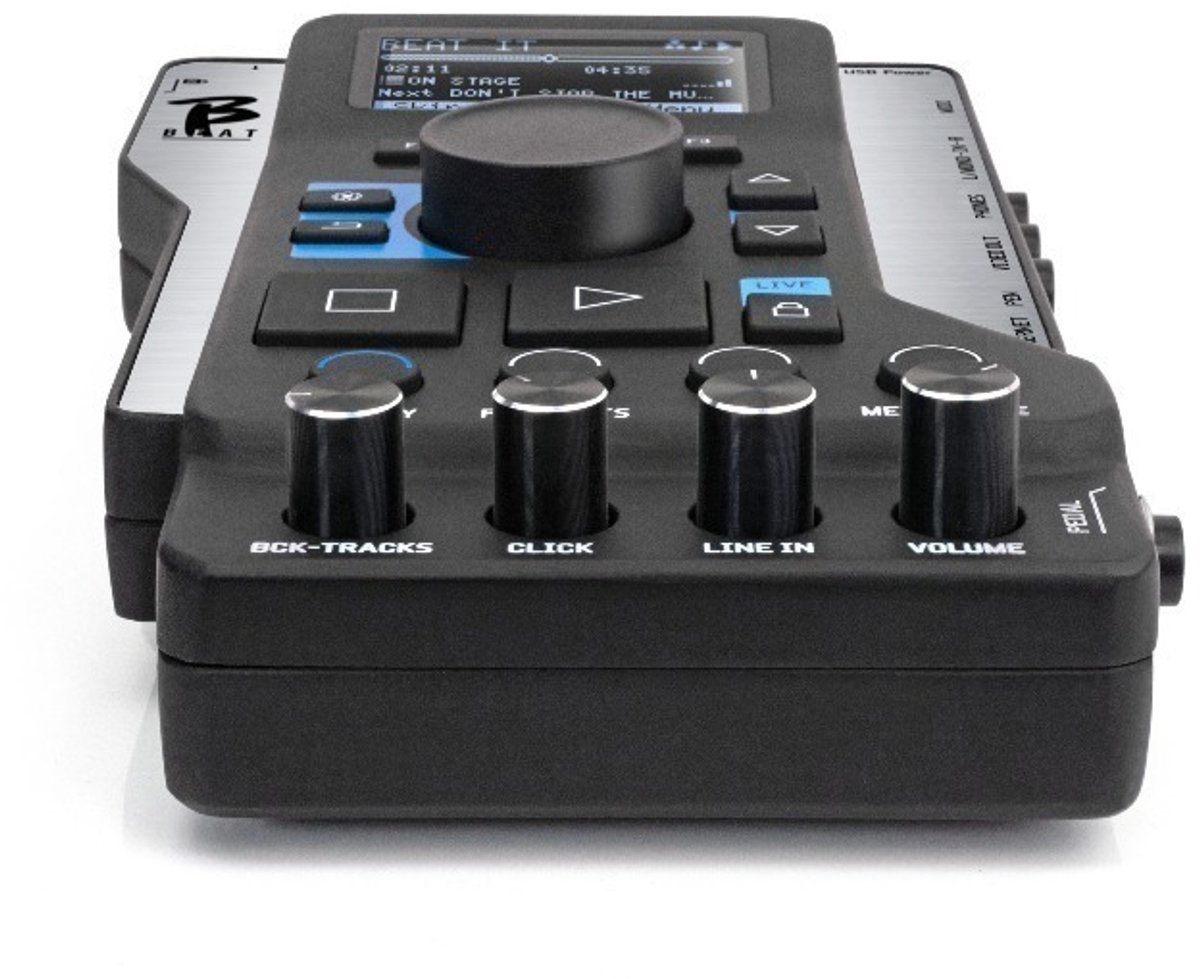 M-Live B.BEAT 128 GB WIFI - Live 8-sporen 128GB Playback system - vervangt pc op het podium - MIDI/Video Play