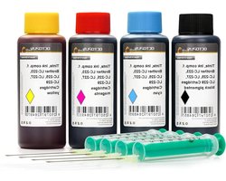 Printer Inkt Set - Navulinkt Cartridges - Goedkoop Printen - Specifiek Ontwikkeld - 4 x 100 ml - Multicolor