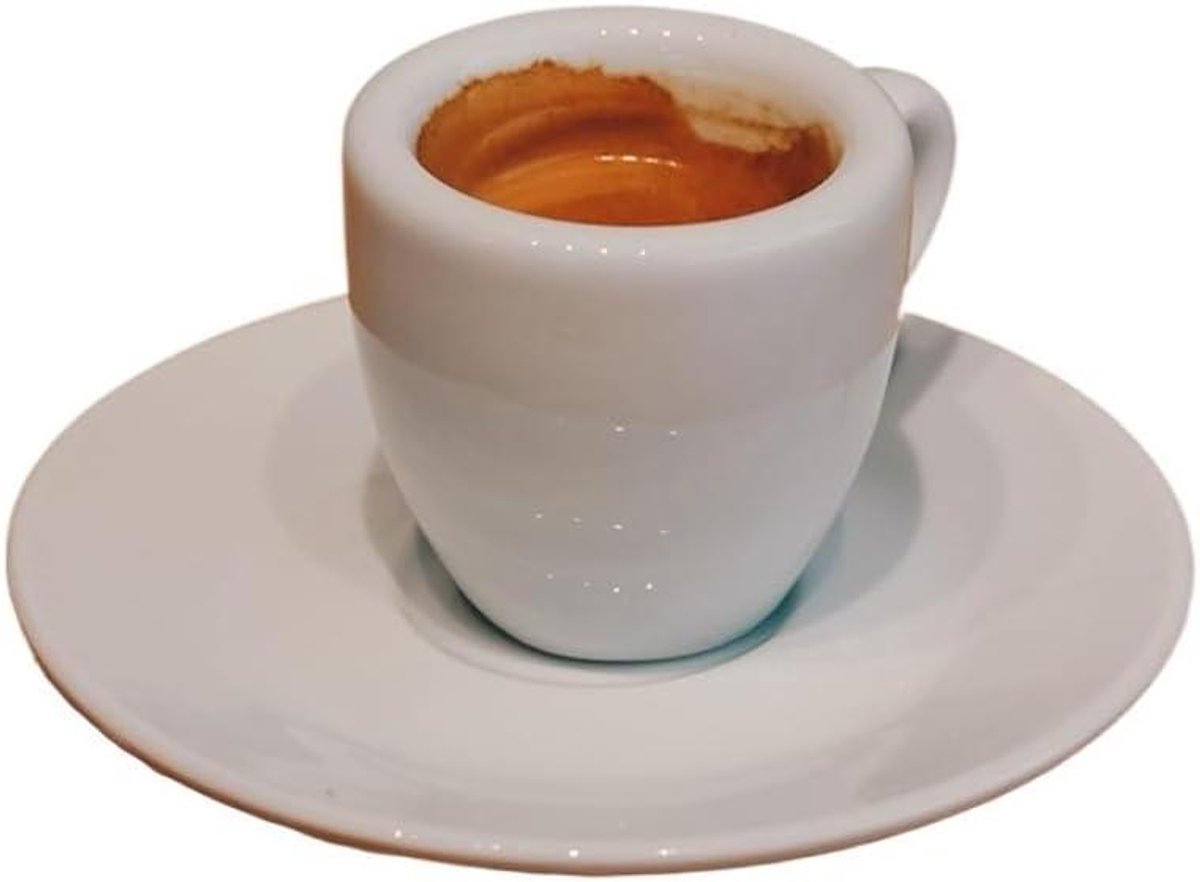 Espresso Mok - Koffiekopje Set - Genieten van Drankjes - Vaatwasserbestendig - 60ml - Set van 1