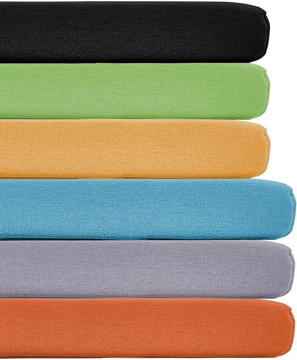 Tuinkussen Bank - Zitkussen Terras - Comfortabel Zitten - Waterdicht Polyester - 200x45x5 cm - Geel