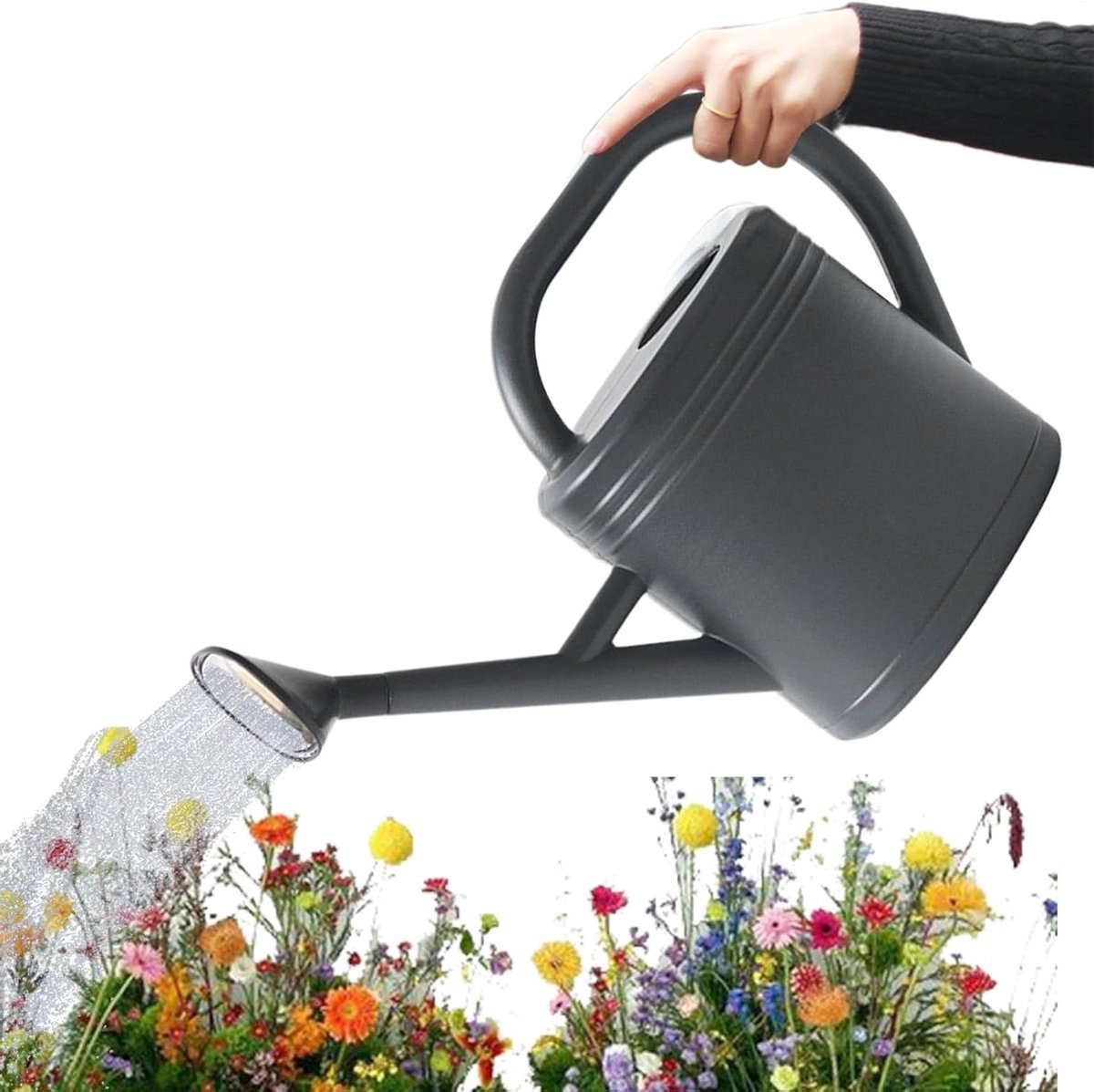 Plant Gieter - Waterkruik Tuin - Planten Verzorgen - Lange Tuit - 3 Liter - Grijs