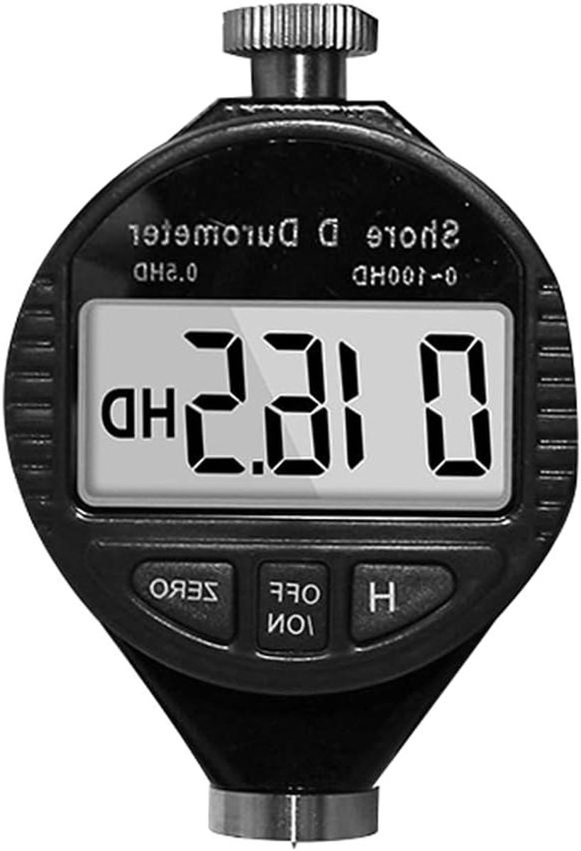 Hardheid Tester - Durometer Meter - Materiaal Testen - Helder LCD Scherm - 3.3 x 2.2 inch - Zwart
