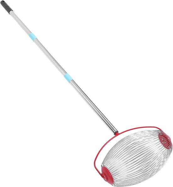 Notenverzamelaar - Prikker Walnoten - Gazon Opruimen - Roestvrijstalen Mand - 447 Inch - Zilver — afbeelding 4