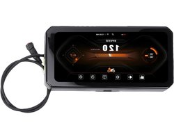 Motorfiets Dashcam - Motor Camera Bandenspanning - Veilig Rijden - IP67 Waterdicht Dubbel - 2K Resolutie - Zwart