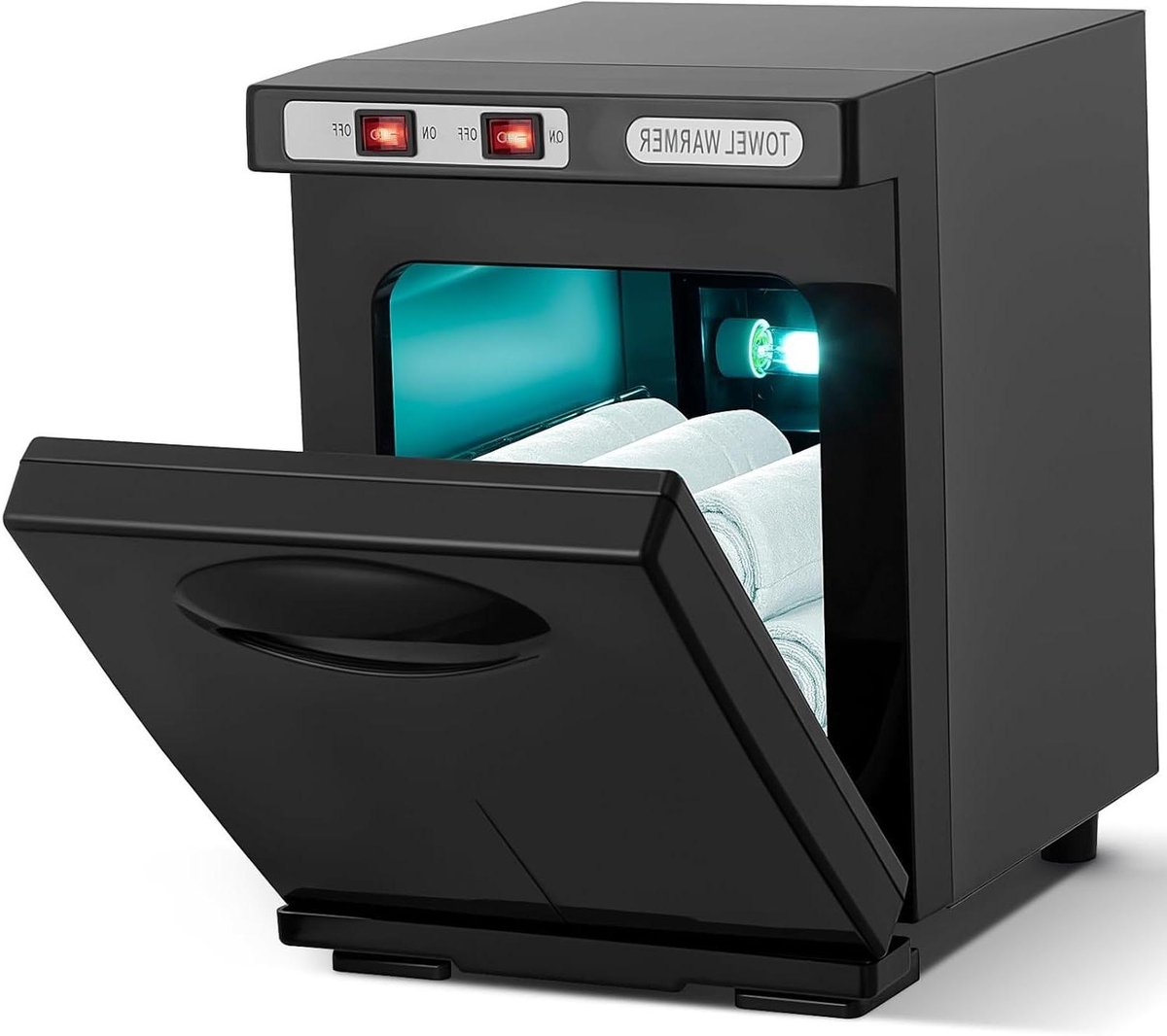Handdoekverwarmer - Handdoekwarmer Desinfectiekast - Spa Behandelingen - Snelle Verwarmingscyclus - 5L Capaciteit - Zilver