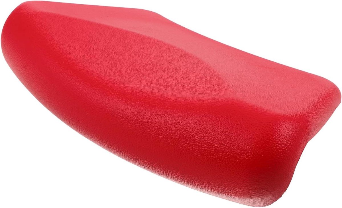 Badkussen - Badkussen Nek - Ontspannen in Bad - Ergonomische Steun - 17.5 cm - Rood