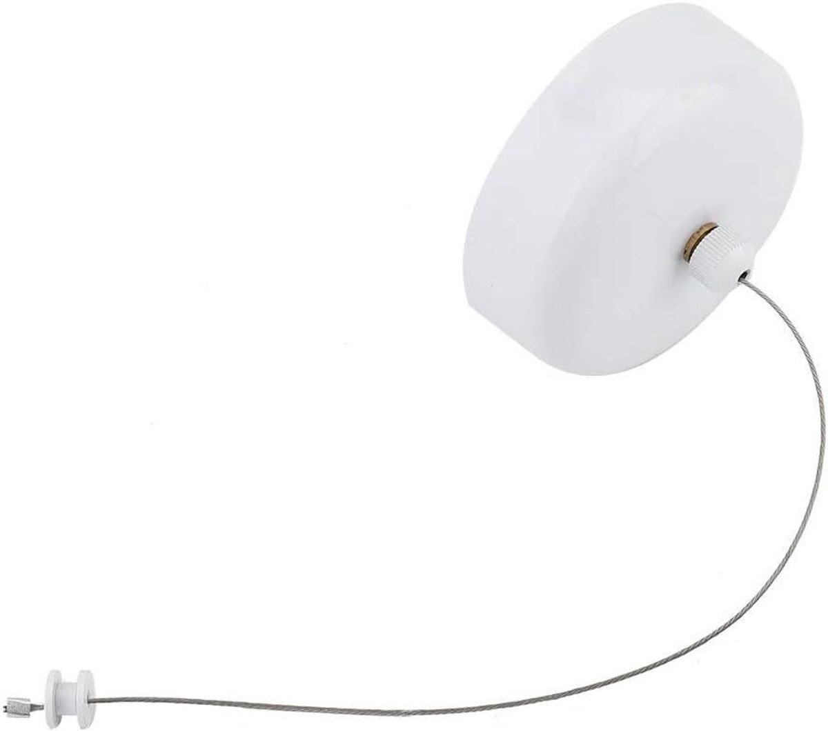 Intrekbare Waslijn - Telescopische Lijn - Kleding Drogen - Ruimtebesparend Ontwerp - 28 m - Wit