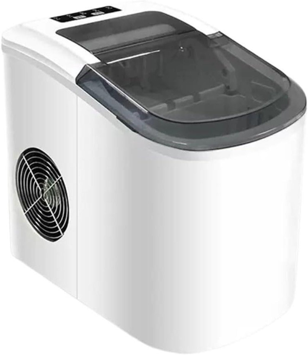 IJsmaker Aanrecht - IJsmachine Portable - Drankjes Koelen - Snel IJs Maken - 15 kg per dag - Zilver