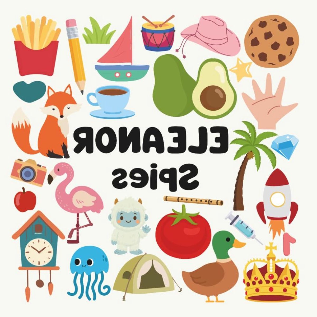 Zoek en Vind Boek - Puzzelboek Kinderen - Leren Lezen - Gepersonaliseerd Avontuur - 21.59 x 21.59 cm - Kleurrijk