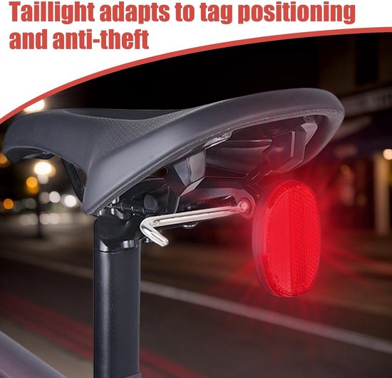 Fiets Alarm Achterlicht - GPS Tracker Fiets - Fiets Veiligheid - Anti-diefstal Ontwerp - Universele Zadelmontage - Meerkleurig — afbeelding 5