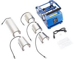 Kopjespers - Hittepers Beeld - Mokken Bedrukken - 6-in-1 Verwisselbaar - 8-30 oz - Blauw Zwart