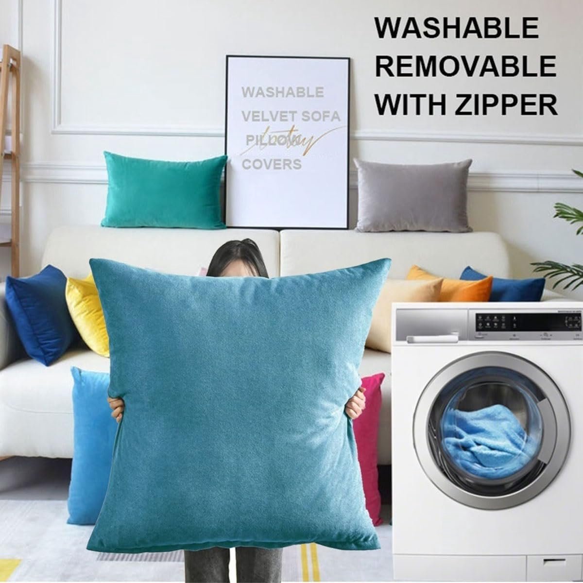 Kussenhoezen Fluweel - Decoratieve Kussenhoes - Woonkamer Decoratie - Luxe Koreaanse Stof - 70x70 cm - Bourgondië