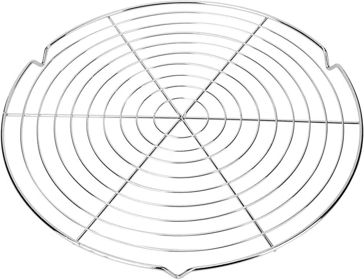 Grill Roosters - Barbecue Net - Buiten Koken - Gelijkmatige Warmteverdeling - 32 cm - Zilver