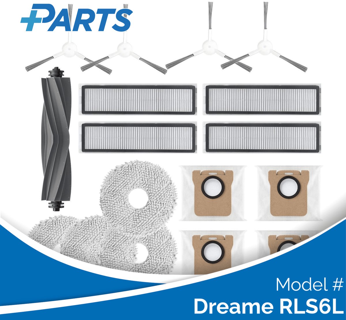 Dreame RLS6L Onderhoudsset (Plus.Parts® alternatief voor RAK11)