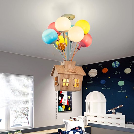 HEZIVO® Plafondlamp Kinderkamer - Kroonluchter Slaapkamer Kinderen - Inclusief Lampen - Jongens en Meisjes — afbeelding 2